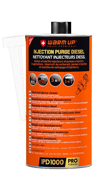 Injection purge Nettoyant injecteur Diesel - Warm Up